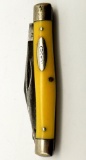 CASE XX USA 1965-69 YELLOW 3233 PEN KNIFE