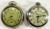 2-Ingram Open Face Pocketwatches: Viceroy and Auto