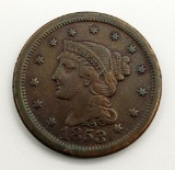 1853 Large Cent VF