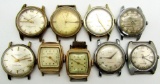 MENS VINTAGE WATCH LOT KELTON TORINO TIMEX