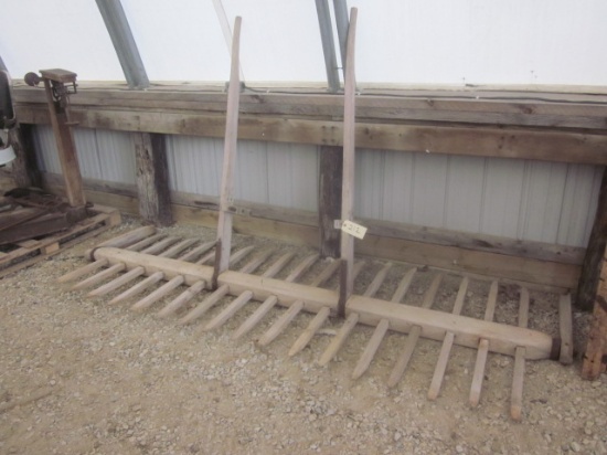 Wooden Pea Rake