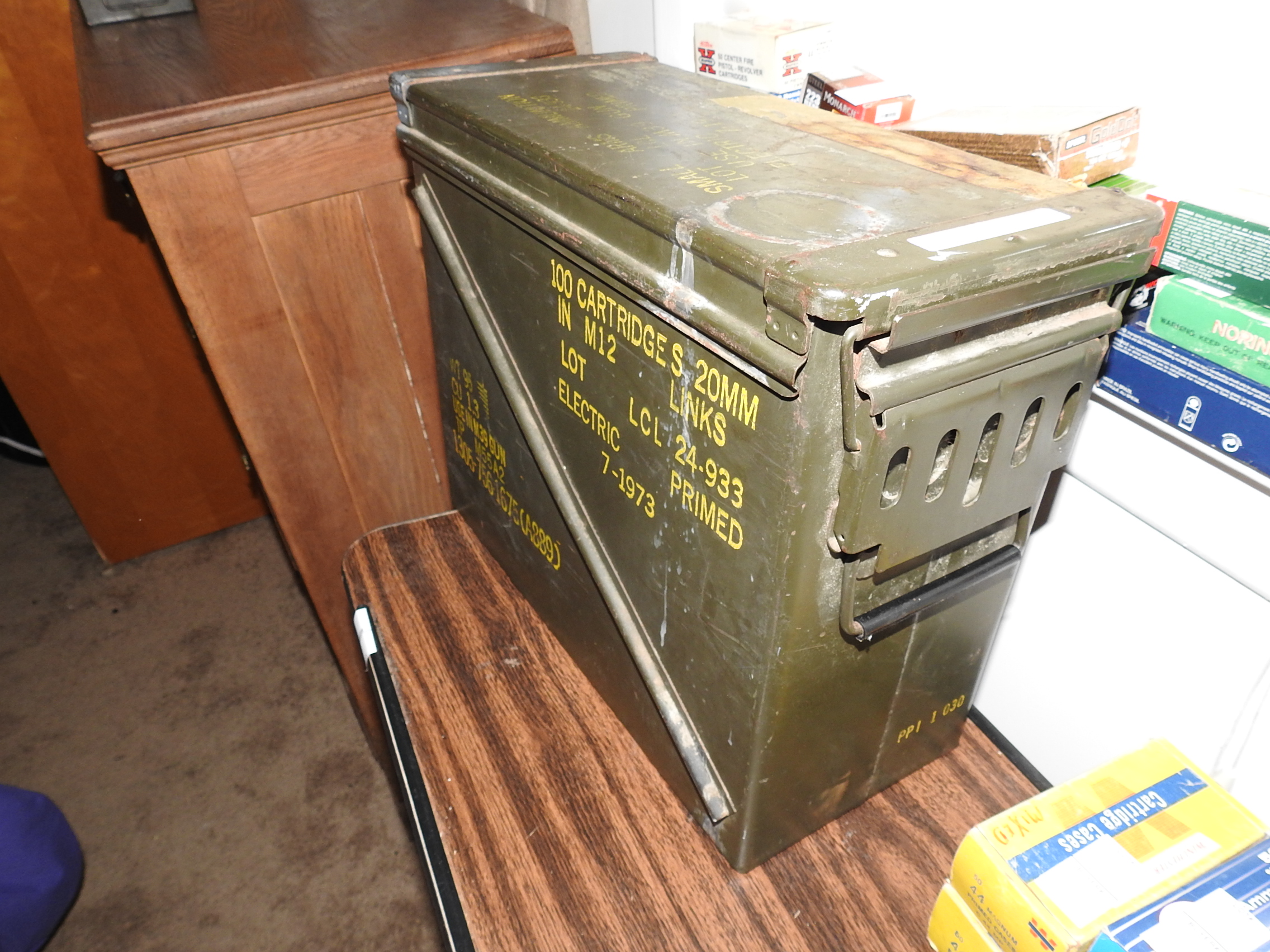 20mm m12 links electric primed m39 ammo box