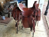 Custom Made By Mike Shultz Roping Saddle