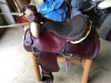 Custom Made By Triple C Roping Saddle