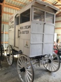 Sanitary Farms milk wagon,