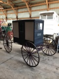 Black & red mail wagon,