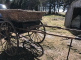 Wicker governess cart/trap