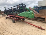 John Deere 625F & Unverferth HT25 Trailer