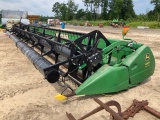 John Deere 630 Hydraflex Heade w/ Air Reel