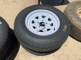 (2) NEW 205/75D15 Tires