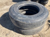 (2) 315/80R22.5 Tires