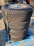 (4) Michelin 245/75R17 Tires Cevy Rims