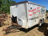 Damaged Enclosed Trailer Apx. 16'