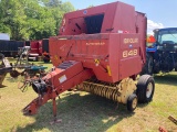 New Holland 648 Round Hay Baler