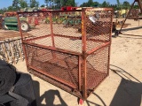 Red Storage Cage