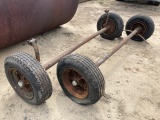 (2) Axles w/ Tires