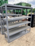 (1) Gray Storage Shelf