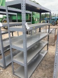 (1) Gray Storage Shelf