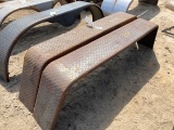 Pair Of Plated Double Axle Fenders