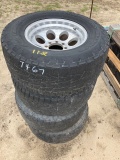 (4) Tires & Rims 325/65R18
