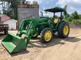 John Deere 5055E Tractor w/ JD520M Loader