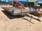 Apx. 16' Flatbed Trailer N/T