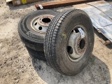 (3) 235/85R16 Tires & Rims