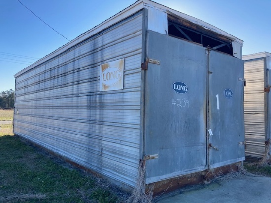 Long Blue Trim 8 Box Barn #1 Lake City