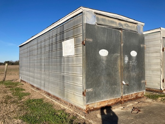 Long Blue Trim 8 Box Barn #19