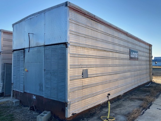 Long Red Trim 8 Box Barn #34
