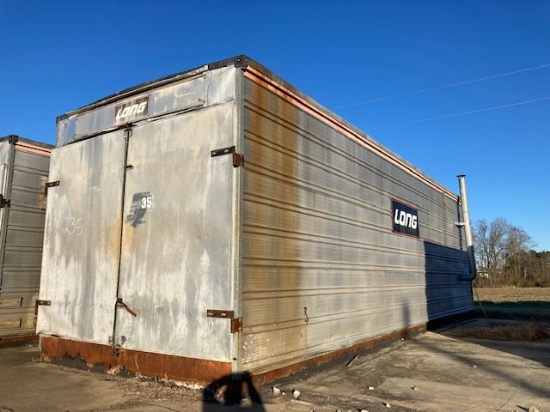 Long Red Trim 8 Box Barn #35