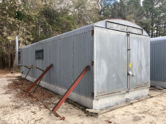 (1) Long 8 Box All Metal Barn
