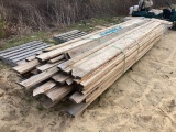 Bundle Of Rough Cut Lumber