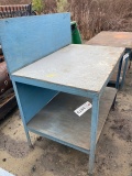 (1) Blue Misc. Table
