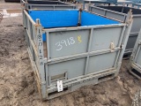 (1) Metal Stackable Pallet Crate