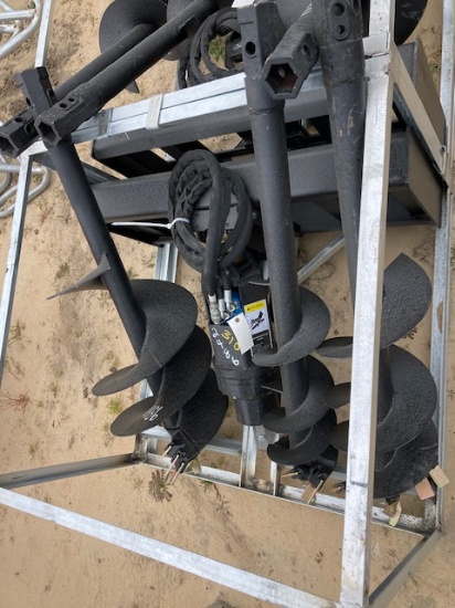 NEW Greatbear Quick Attach Post Hole Auger
