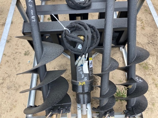 NEW Greatbear Quick Attach Post Hole Auger