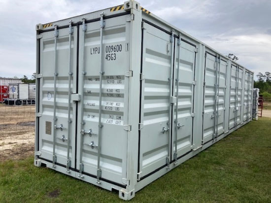 40' High Cube Multi Door Shipping Container