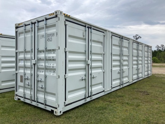 40' High Cube Multi Door Shipping Container