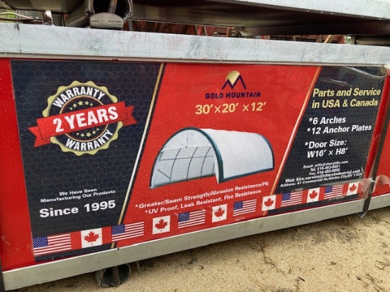 NEW Gold Mountain 30'X20'x12' Shelter