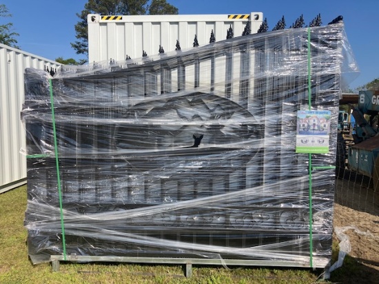 (1) New Greatbear 20' Bi-Parting Iron Gate