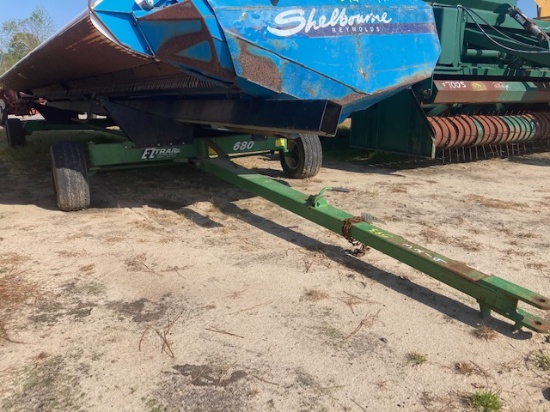 EZ Trail 680 Header Trailer Green (TRAILER ONLY)