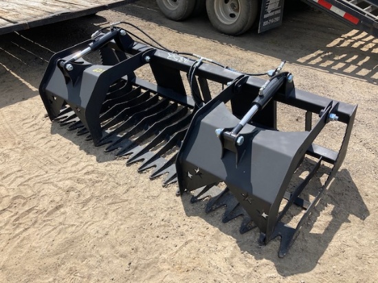 Quick Attach Grapple Bucket Apx. 7'