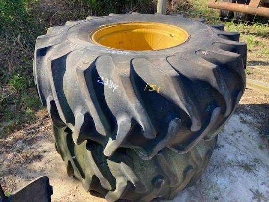 (2) 23.1-26 Tires & Rims