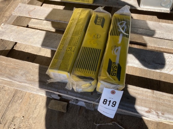 (3) Small 11lb Boxes Welding Rods