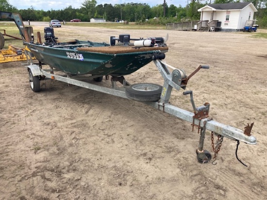 14' Polar Kraft Boat w/ Mercury Motor