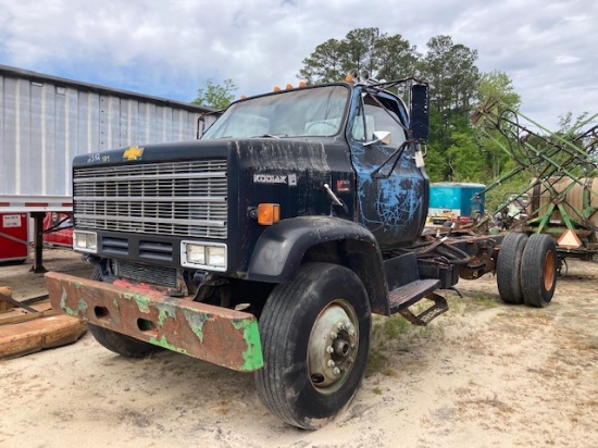 Black Chevy Kodiak Truck Cab & Chassis