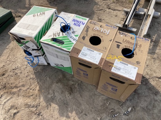 (4) Boxes Misc. Wire