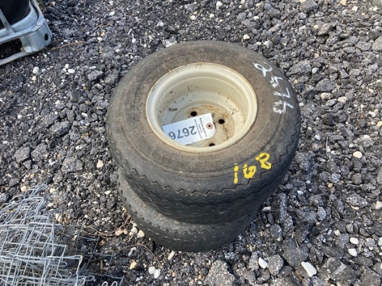 (2) Golf Cart Tires