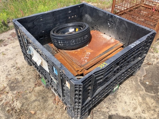 Crate Of Misc. Sheet Metal